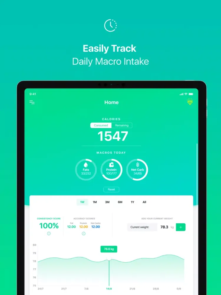 صور Macro Tracker. Calorie Counter iPad 