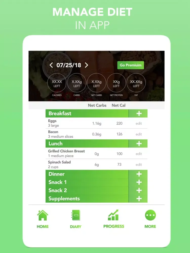 Zrzuty ekranu Keto Diet App - KetoDiet Track iPad 
