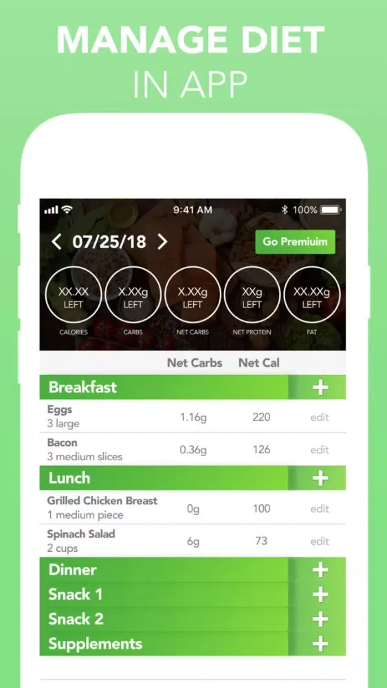 Zrzuty ekranu Keto Diet App - KetoDiet Track
