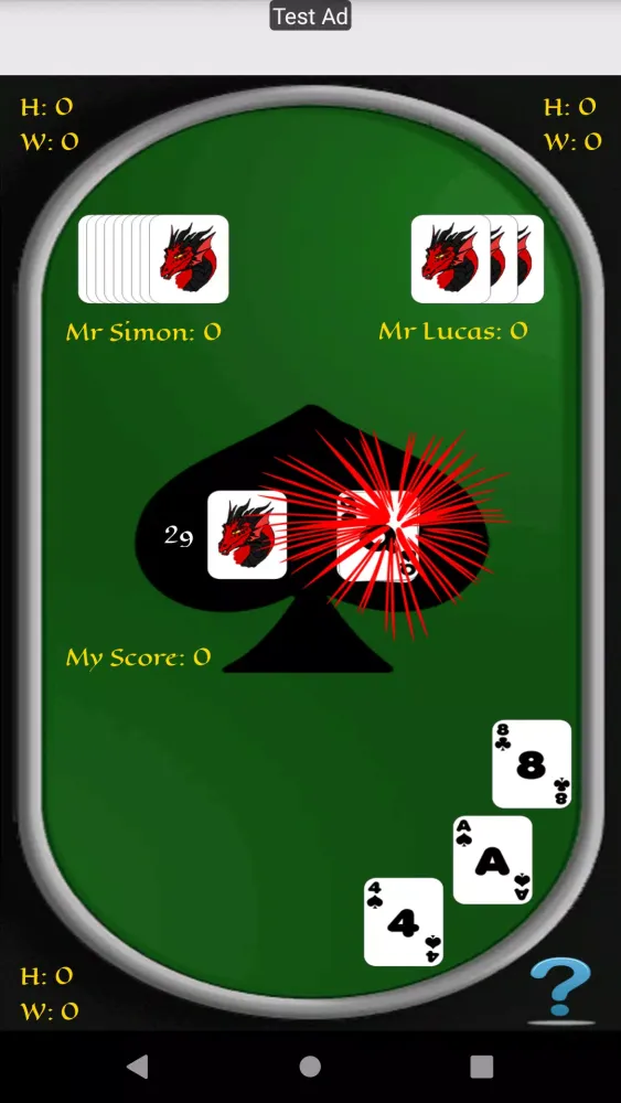 ภาพหน้าจอของ Crazy Eights