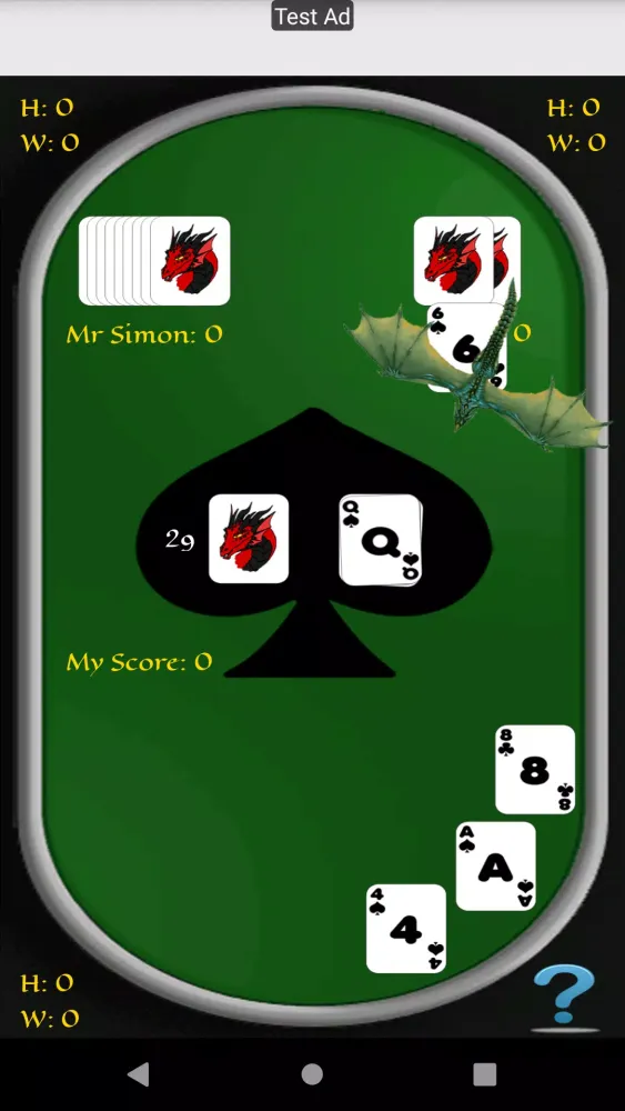 ภาพหน้าจอของ Crazy Eights