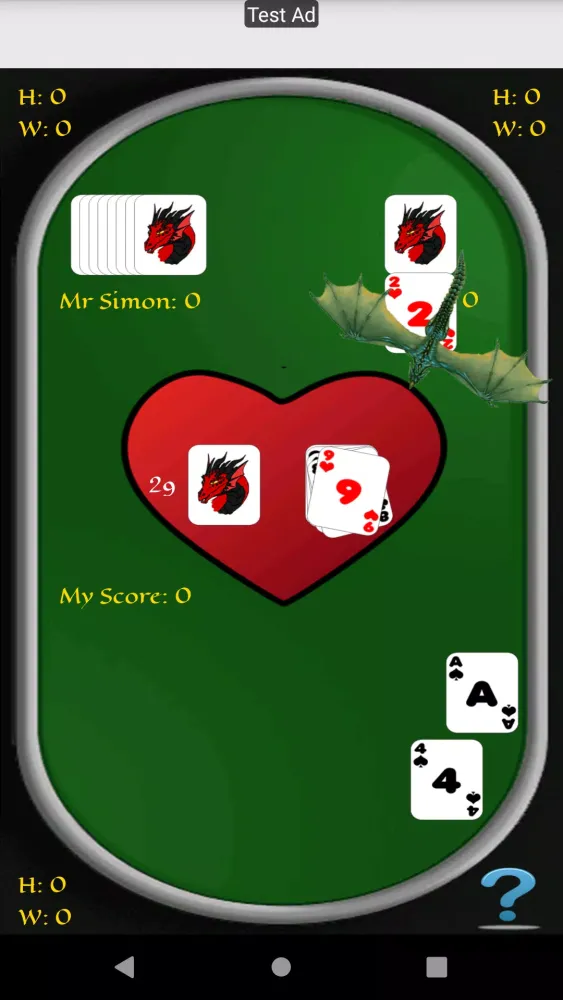 ภาพหน้าจอของ Crazy Eights