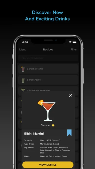 BarBack - Cocktail Assistant سکرین شاٹس