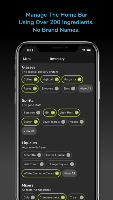 BarBack - Cocktail Assistant سکرین شاٹس