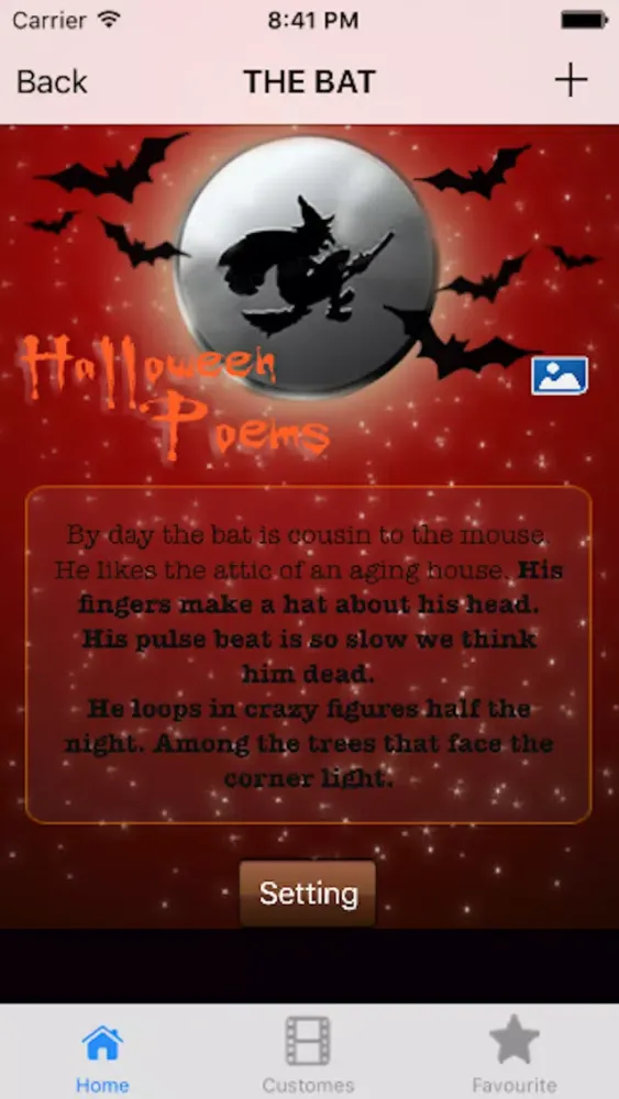 Halloween Poems.应用截图
