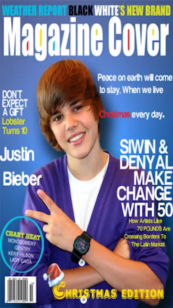 تصاویر Magazine Cover - Christmas Edition