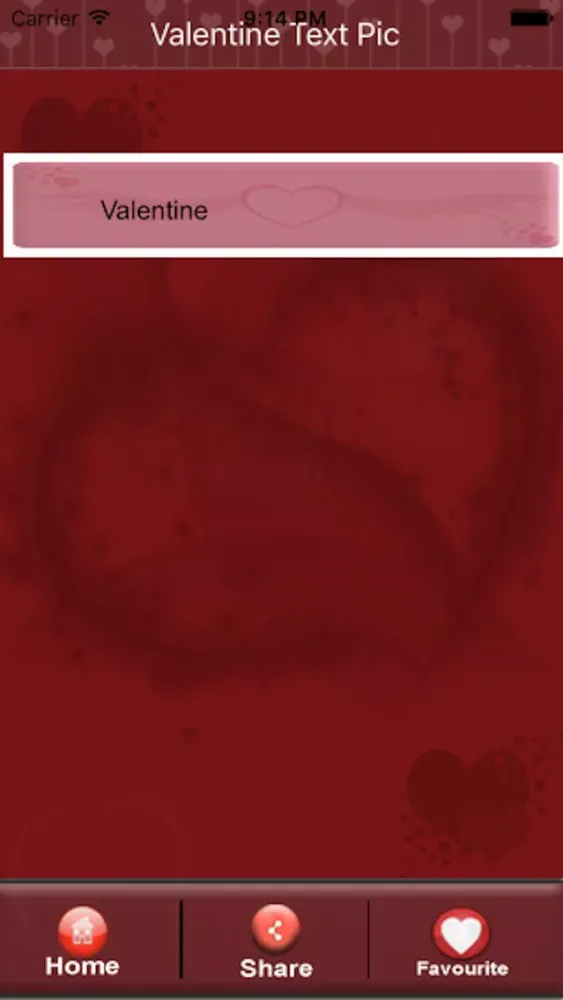 Valentine Text Pics スクリーンショット