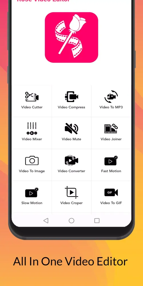 Rose Video Editor: Video Edito Screenshots