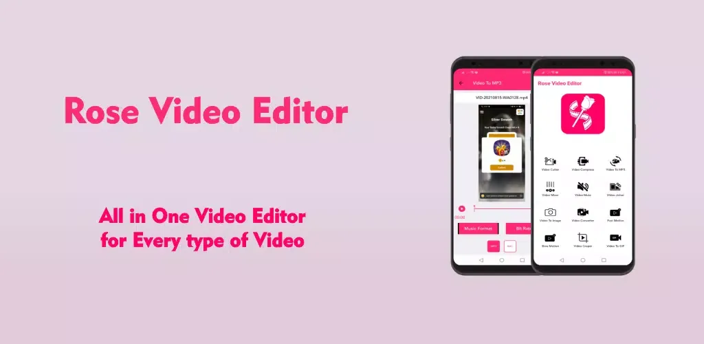 Rose Video Editor: Video Edito Screenshots