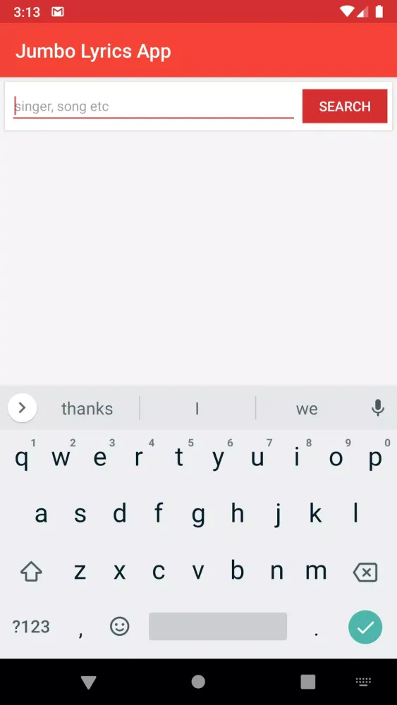 Jumbo Lyrics App スクリーンショット