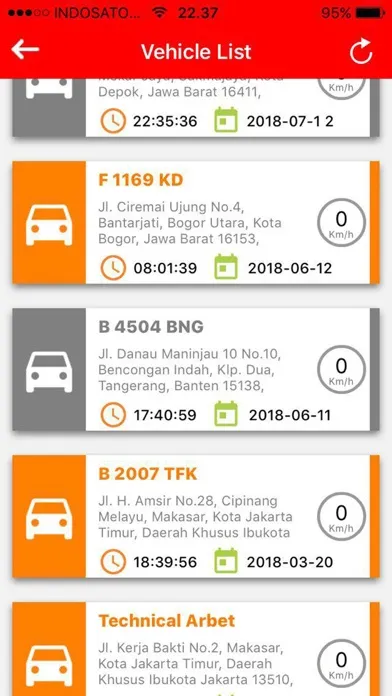 ID-GPSTracker Ekran Görüntüleri