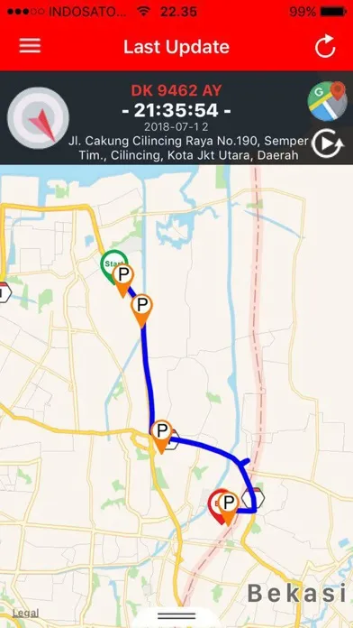 ID-GPSTracker Ekran Görüntüleri