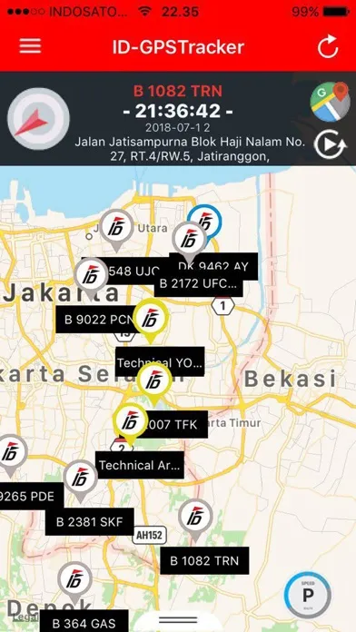 ID-GPSTracker Ekran Görüntüleri