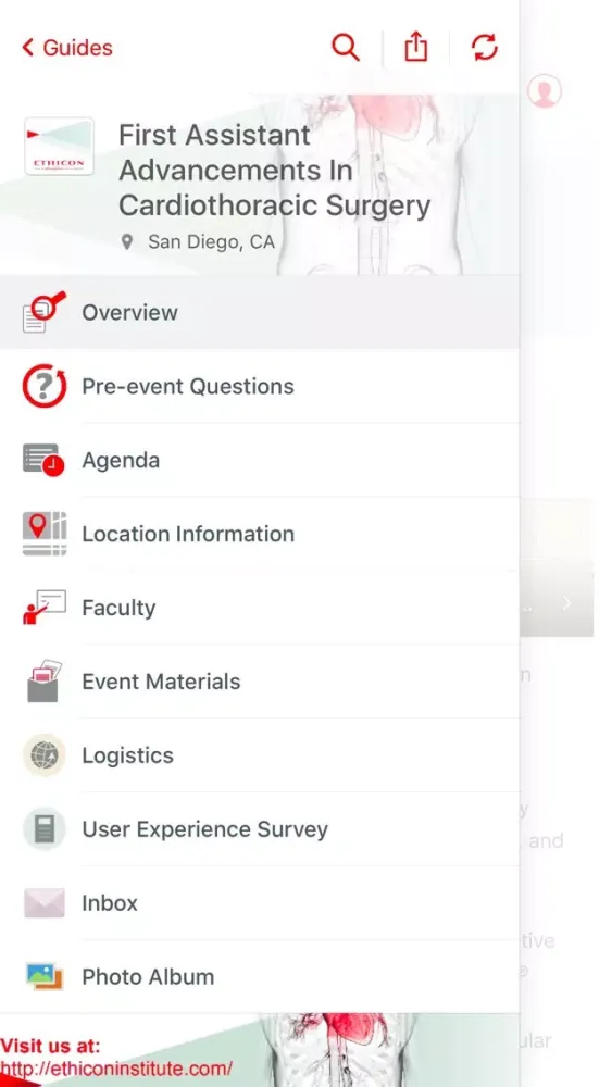 Screenshot di J&J Medical Devices Companies