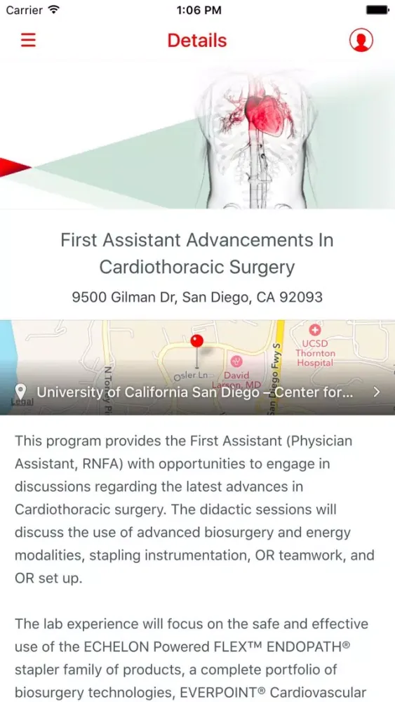 Screenshot di J&J Medical Devices Companies