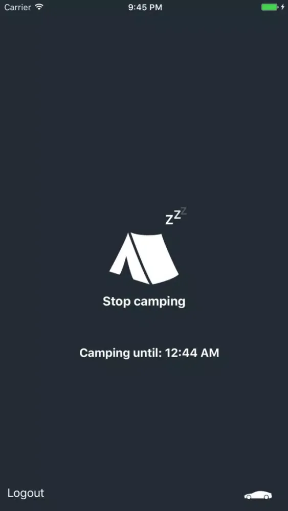 Capturas de tela do Camper for Tesla