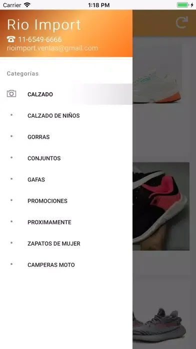 Rio Import Screenshots