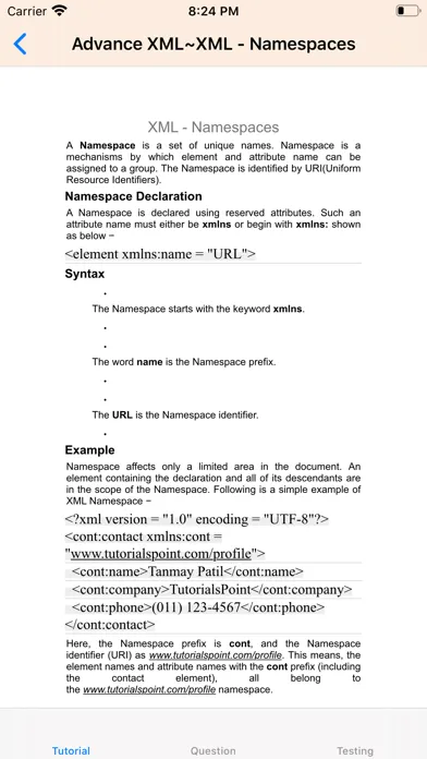 Tutorial for XML Screenshots