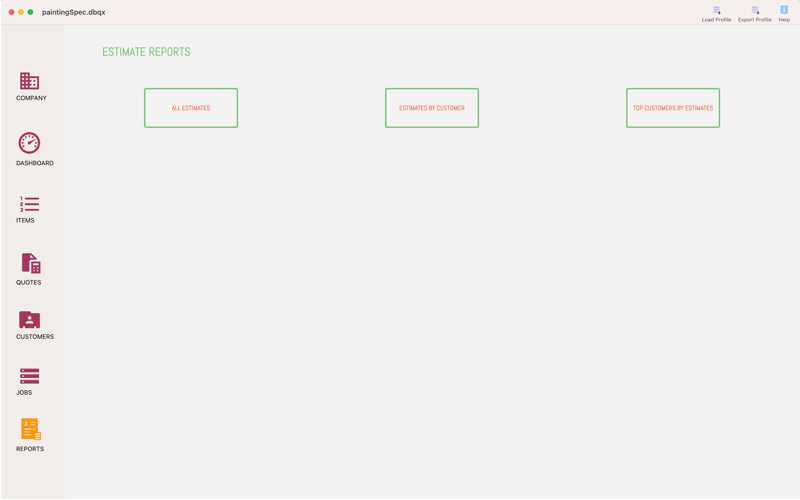 Job Estimate Maker Screenshots