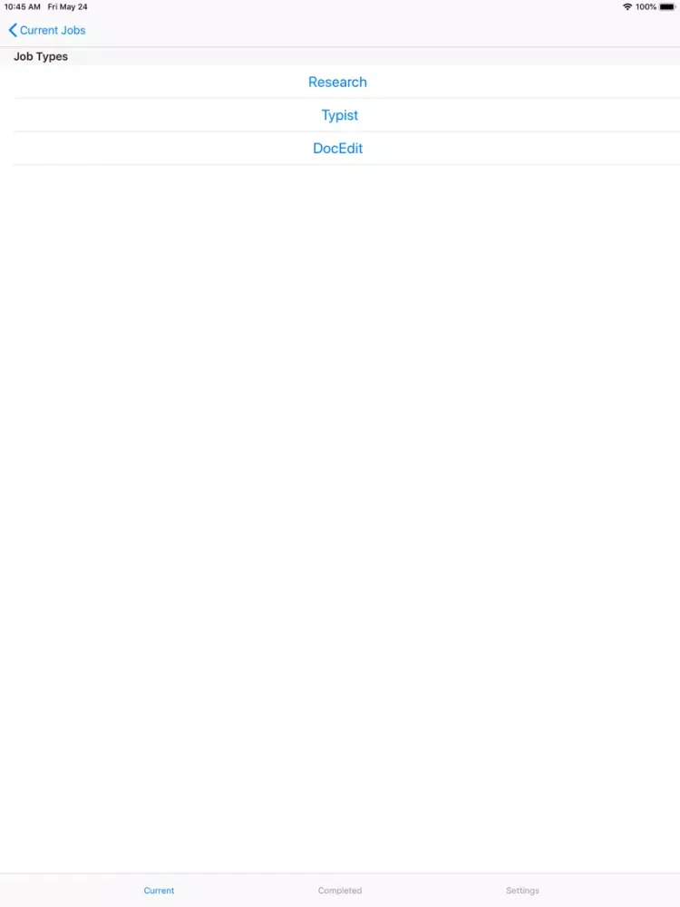 Job Market iPad 应用截图
