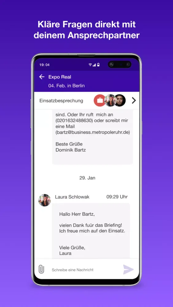 Capturas de pantalla de InStaff - Messe & Event Jobs