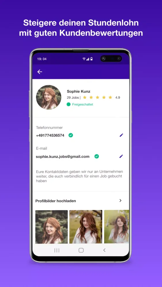 Capturas de pantalla de InStaff - Messe & Event Jobs
