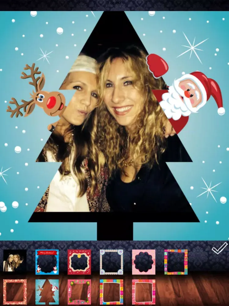 Capturas de pantalla de Frame my Christmas photo – your digital framing editor for pictures and photos of the holiday season iPad 