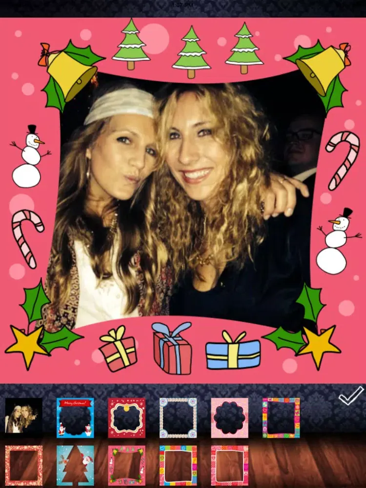 Capturas de pantalla de Frame my Christmas photo – your digital framing editor for pictures and photos of the holiday season iPad 