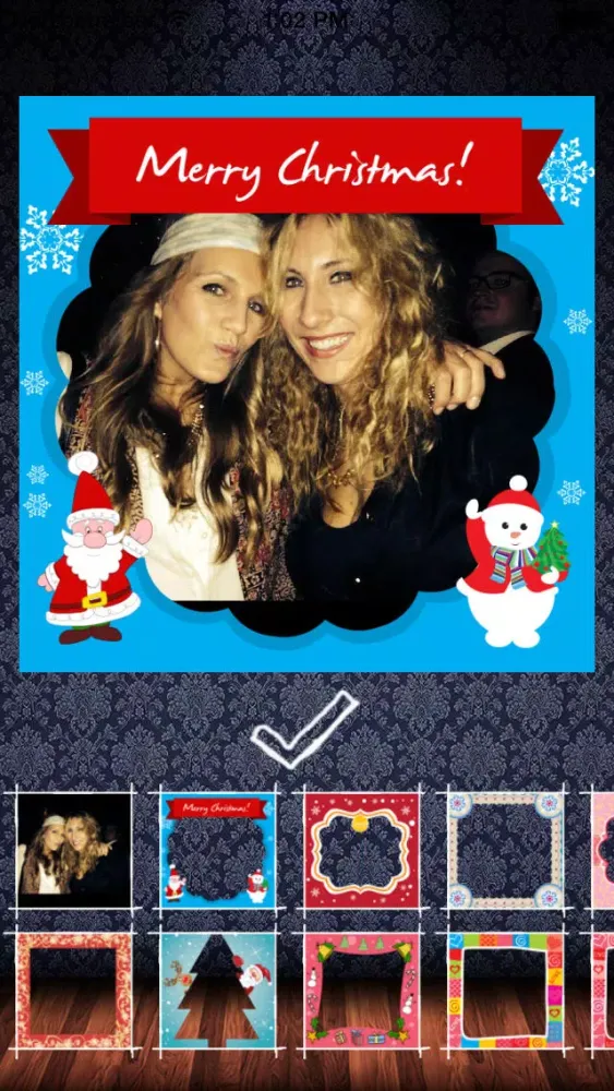 Capturas de pantalla de Frame my Christmas photo – your digital framing editor for pictures and photos of the holiday season
