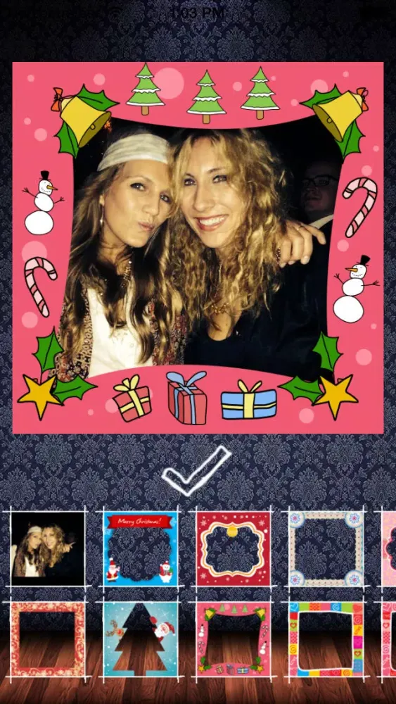 Capturas de pantalla de Frame my Christmas photo – your digital framing editor for pictures and photos of the holiday season