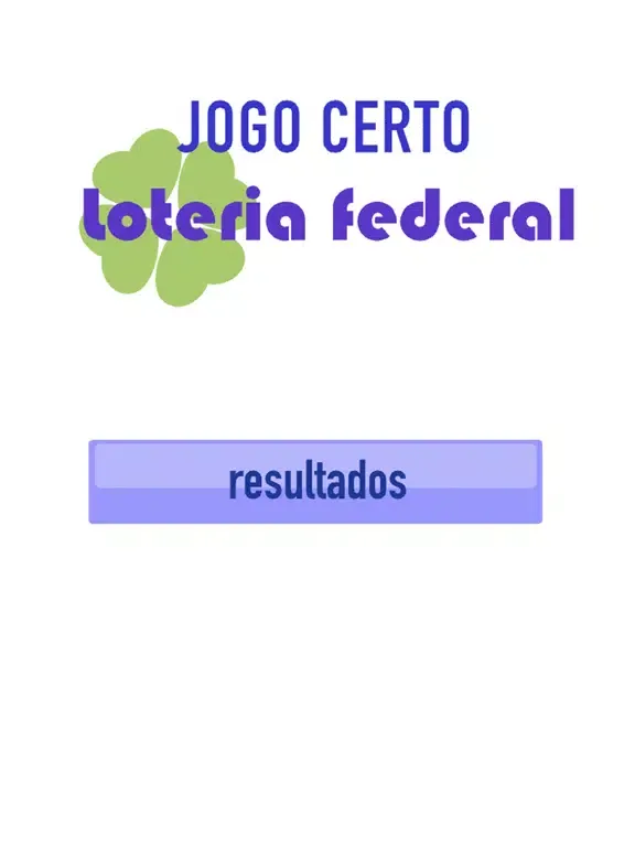 Jogo Certo Loteria Federal iPad 应用截图