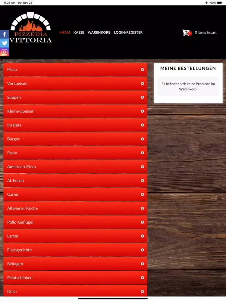 تصاویر Pizzeria Vittoria iPad 