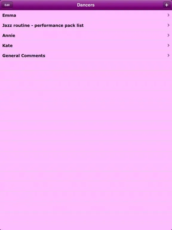 Screenshot di Shop4Dance iPad 