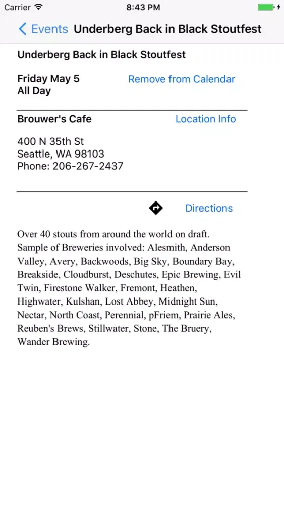 Seattle Beer Wk स्क्रीनशॉट