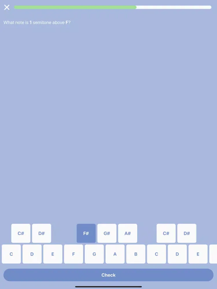 Ảnh chụp màn hình của Simple Music Theory iPad 