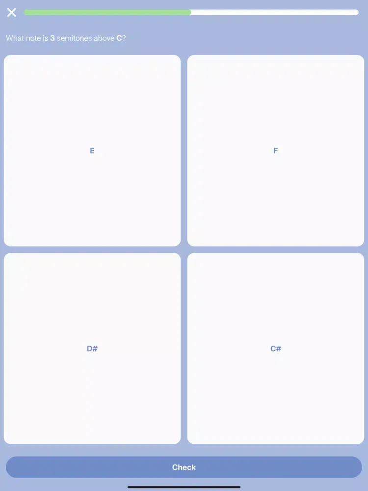 Ảnh chụp màn hình của Simple Music Theory iPad 