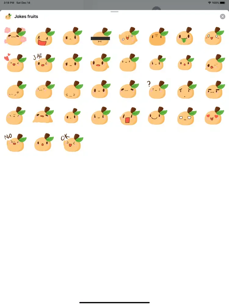 Screenshot di Jokes fruits iPad 