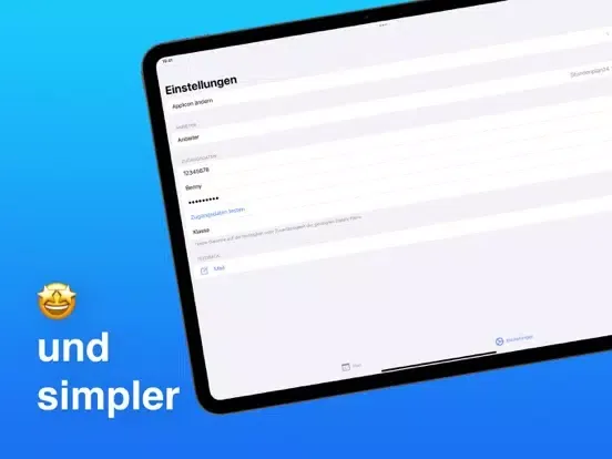 Capturas de tela do UVT - Stundenplan iPad 