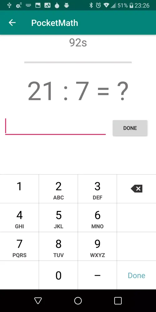 Pocket Math – Mental arithmeti Ekran Görüntüleri