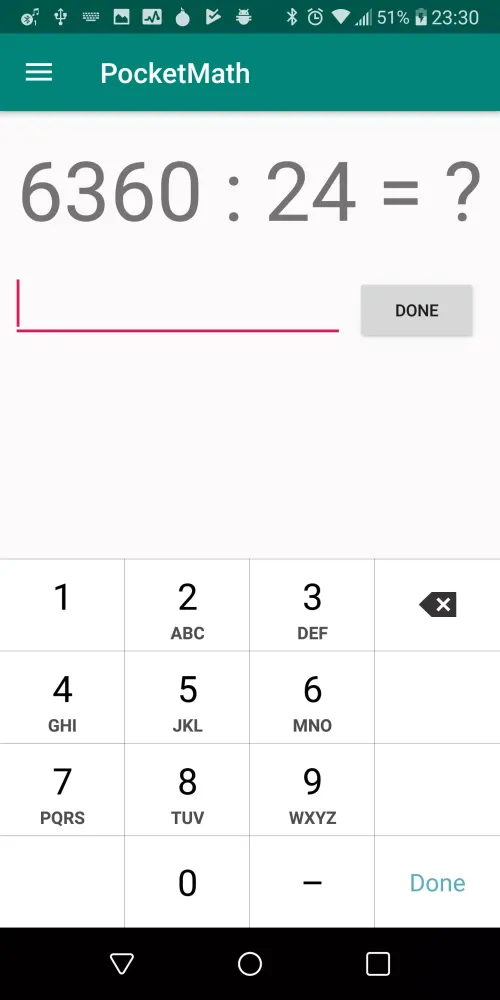 Pocket Math – Mental arithmeti Ekran Görüntüleri
