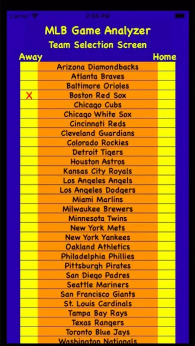 MLB Game Analyzer স্ক্রিনশট