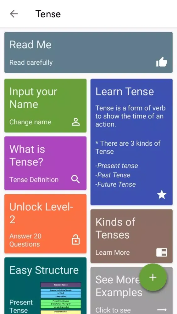 Скриншоты Tense Easy Way