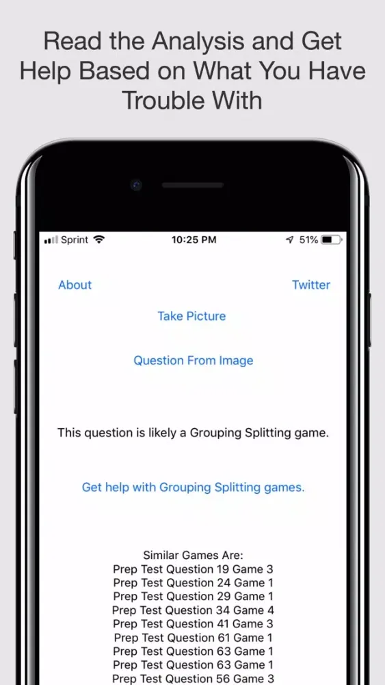 Tangkapan skrin LSAT Logic Games Guru