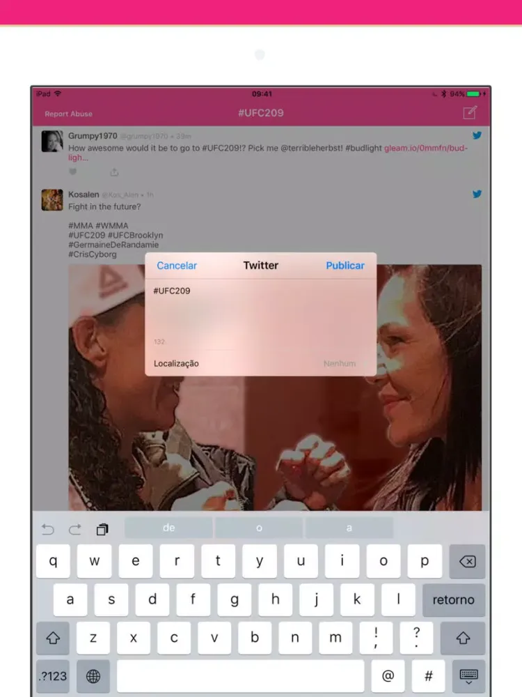 Hashtag | Social Talk & Live Chat & Sports Fan iPad 应用截图