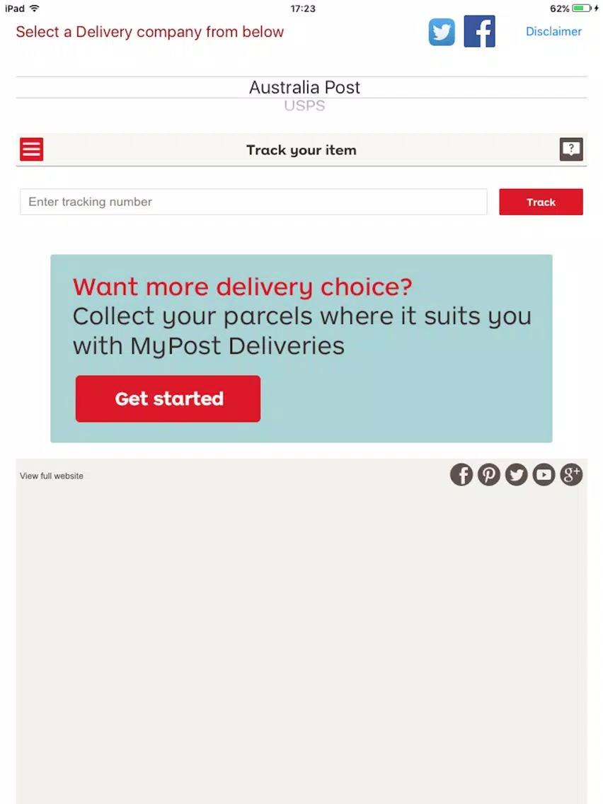 Universal Parcel Tracker iPad  স্ক্রিনশট