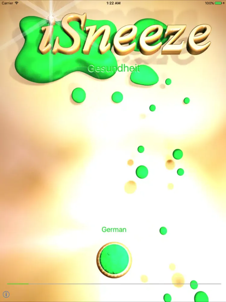 iSneeze iPad  स्क्रीनशॉट