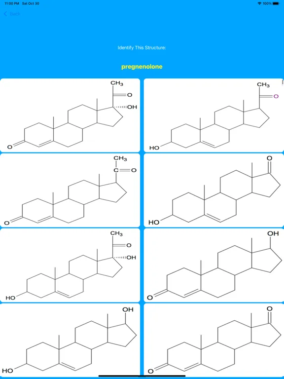 ภาพหน้าจอของ Androgen Hormones Tutor iPad 