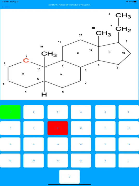 ภาพหน้าจอของ Androgen Hormones Tutor iPad 