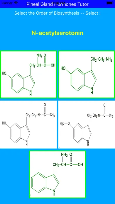 Pineal Gland Hormones Tutor Screenshots