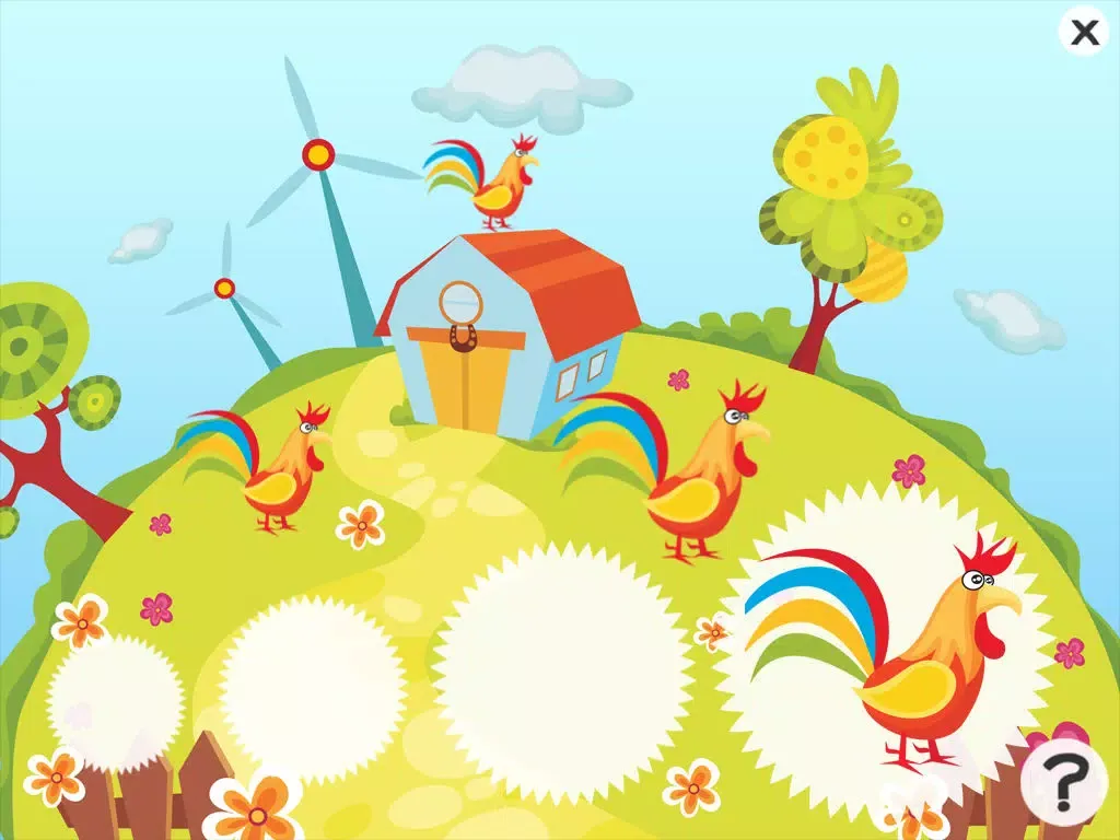 Ảnh chụp màn hình của Animal game for children age 2-5: Get to know the animals of the farm iPad 
